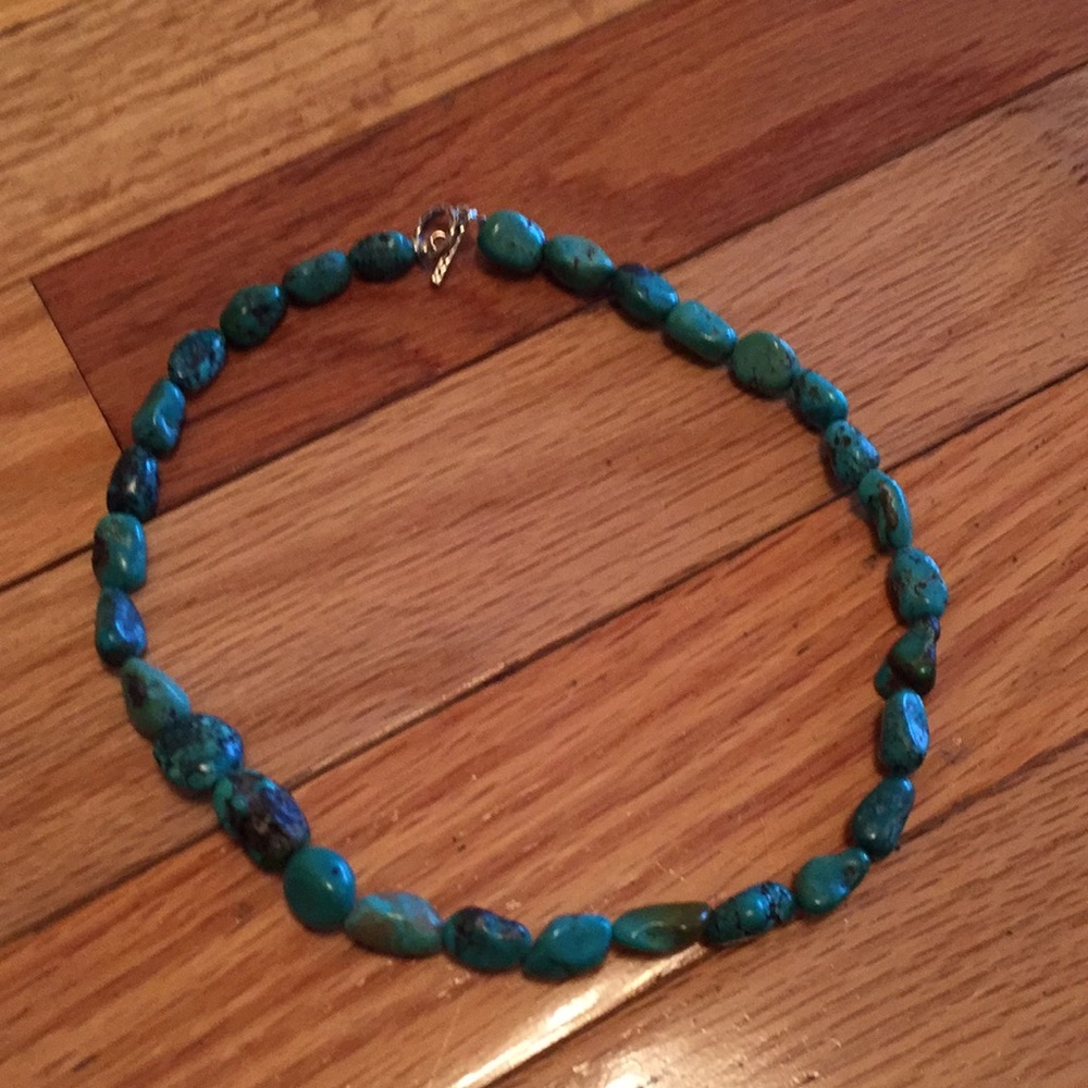 Turquoise beaded choker